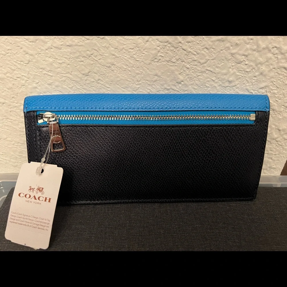 NWT coach slim wallet- 2 Tone - Picture 4 of 5